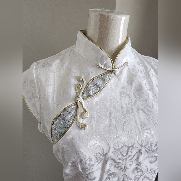 Chinese traditional QiPao, short length - Picture 5 of 12